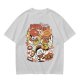 Olive T-Shirt With Retro Portable Video Games Cartoon Print