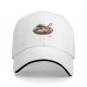 Black Baseball Cap with Great Wave Ramen Bowl Art