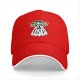 Black baseball cap with UFO and 'Get In Loser' graphic design