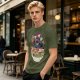 Anime Mecha Robot Ramen Bowl Graphic T-Shirt