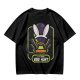 Olive T-Shirt With Alien Bunny Ears Egg Hunt Graphic