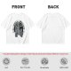Oversized Olive T-Shirt With Alien 'Believe In Yourself' Graphic