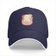 Black Baseball Cap With Cute Dinosaur In Ramen Bowl Graphic