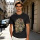 Olive Green T-Shirt With Detailed Monster Dragon Print