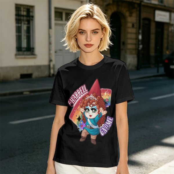 Chappell Gnome Chibi Character Graphic T-Shirt