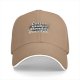 Black baseball cap with 'Coffee makes Mondays possible' print