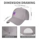 Black Baseball Cap With Colorful Bubble Cat Graphic Print