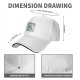 Black baseball cap with 'My Brain Is 80 Funny Memes' graphic