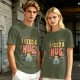 I Need a Huge Cup of Coffee Cat Graphic T-Shirt