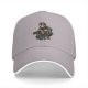 Black Baseball Cap With The Cult Of Pizza Cat Graphic Design