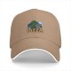 Black baseball cap with alien eating pizza and 'FOR PIZZA' text