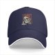 Black baseball cap with 'I Love My Job' grim reaper skull graphic