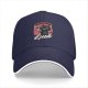 Black baseball cap with 'I Make My Own Luck' cat graphic