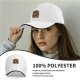 Black Baseball Cap With Christmas Gingerbread Cat Print