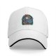 Black Baseball Cap with How to Train Your Dragon Toothless and Hiccup Print