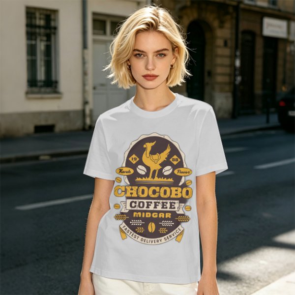 Chocobo Coffee Midgar Fastest Delivery Service T-Shirt