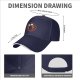 Black baseball cap with devil cat 'Purr Evil' graphic print