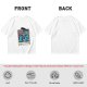 Olive t-shirt with monster polaroid print that says Normal Is Boring