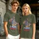 Olive T-shirt with T-Man He-Man parody graphic and 'I Pity The Fool' text