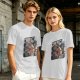 Critical Hit Dragon D20 DnD Themed Graphic T-Shirt