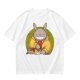 Totoro in Yellow Cardigan with Catbus Graphic T-Shirt