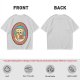 Olive T-Shirt with Sad Toast Holding Coffee and Phone Mental Bake Down Print