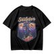 Outdoor Skeletor Hiking Graphic Olive T-Shirt