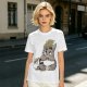 Olive T-Shirt With Cute Totoro And Soot Sprite Anime Print