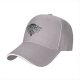 Black Baseball Cap With Fantasy Crest Emblem
