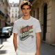 Olive T-Shirt With That's a Terrible Idea! Retro Graphic Print