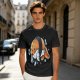 Olive T-Shirt With Cute Clownfish Sushi Graphic Print