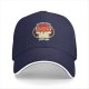 Black baseball cap with 'Zero Fox Given' grumpy fox graphic