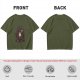 Olive T-shirt with Grumpy Cat on Iron Throne Saying No
