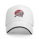 Black Baseball Cap With Anime Character Print On Red Circle