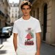 Olive T-Shirt with 'Not Today I'm Berry Tired' Strawberry Print