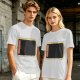 Olive Green T-Shirt With Distressed Retro TV Graphic Print