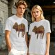 Olive Green T-Shirt with Sleeping Sloth Graphic Print