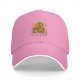 Black Baseball Cap With Cute Gingerbread Unicorn Christmas Print